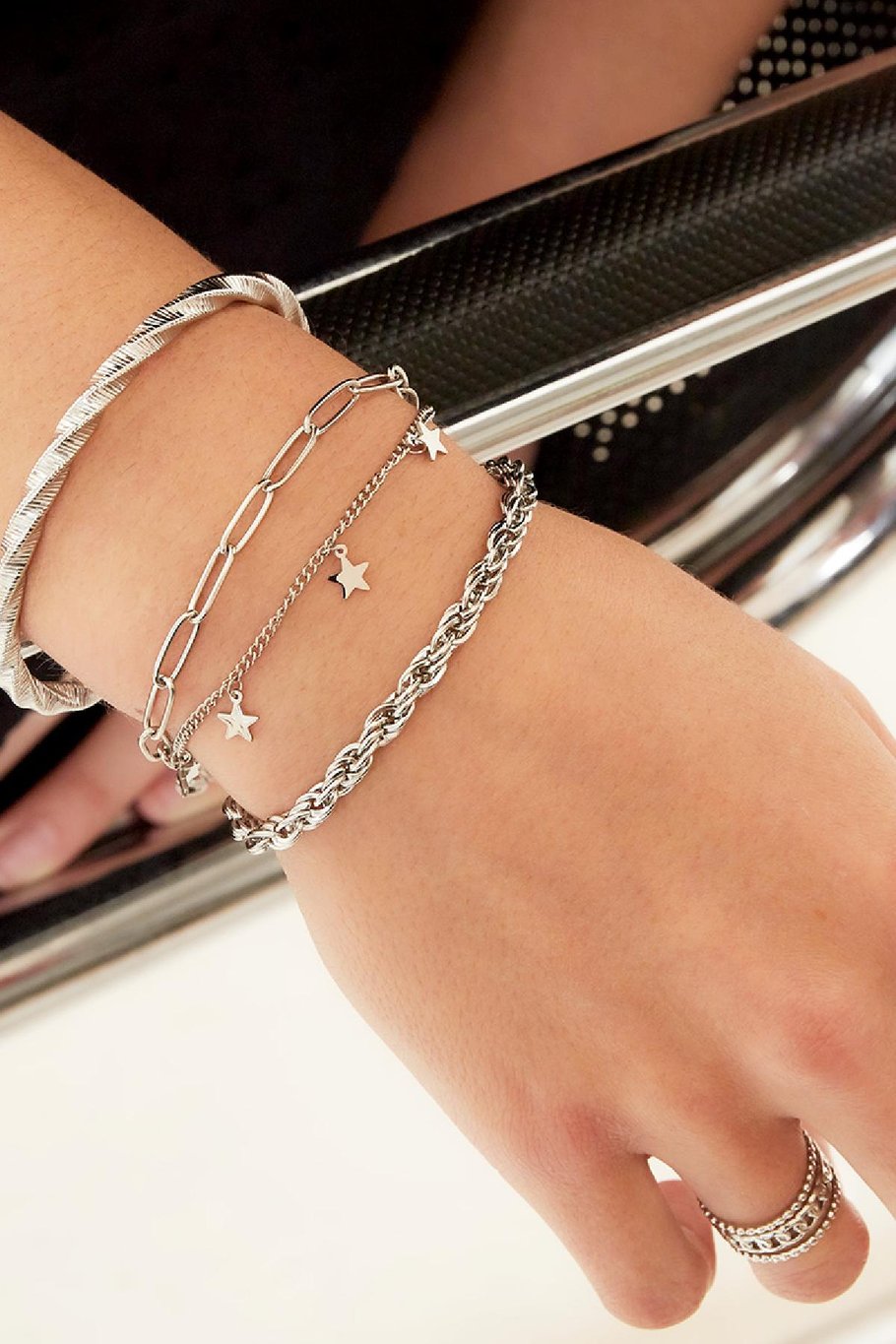 Bracelet Chain Star Gold Color Stainless Steel Picture2
